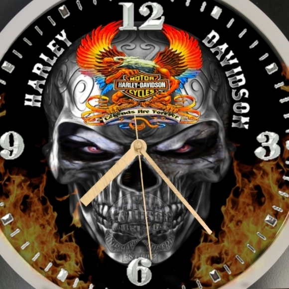 Harley Davidson Clock - Picture 1 of 4